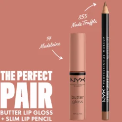 NYX Professional Makeup Butter Lip Gloss 14 Madeleine 8 ml