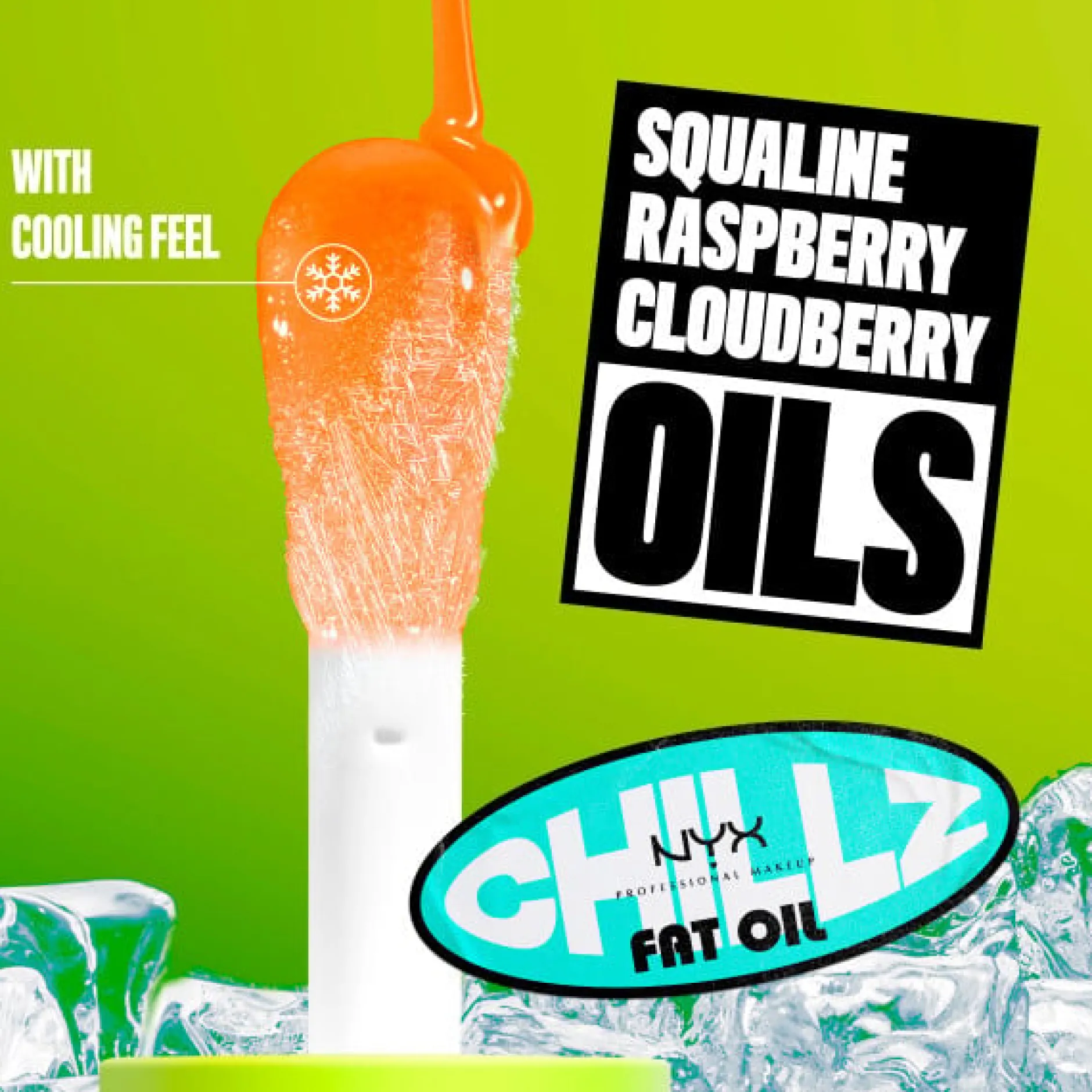 NYX Professional Makeup Fat Oil Chillz Lip Drip Läppolja 15 Citrus Chiller 4,8 ml