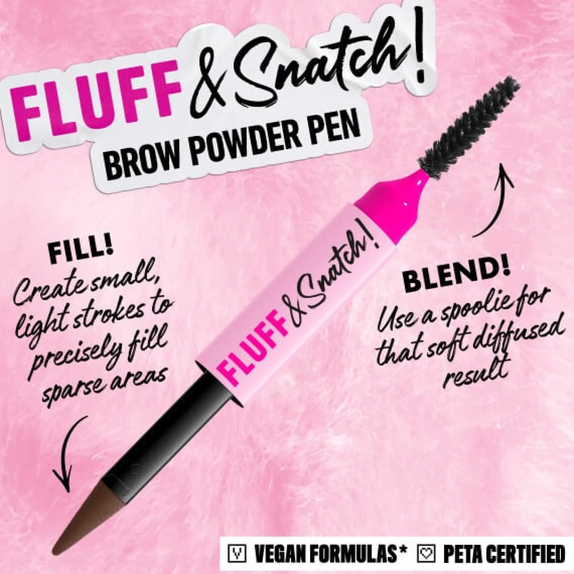 NYX Professional Makeup Fluff N Snatch Brow Powder Pen 06 Brunette 1 g