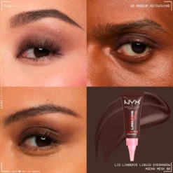 NYX Professional Makeup Lid Lingerie flytande ögonskugga 06 Mocha Mesh 6 ml