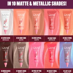 NYX Professional Makeup Lid Lingerie flytande ögonskugga 10 Lacy Lilac 6 ml