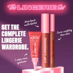 NYX Professional Makeup Lid Lingerie flytande ögonskugga 04 Risky Rosé 6 ml