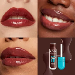 NYX Professional Makeup Lip I.V. Hydrating Gloss Stain 05 Mocha Me Wet 5 ml
