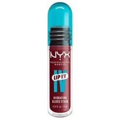 NYX Professional Makeup Lip I.V. Lip Gloss Stain 08 Drippin in Rose 5 ml
