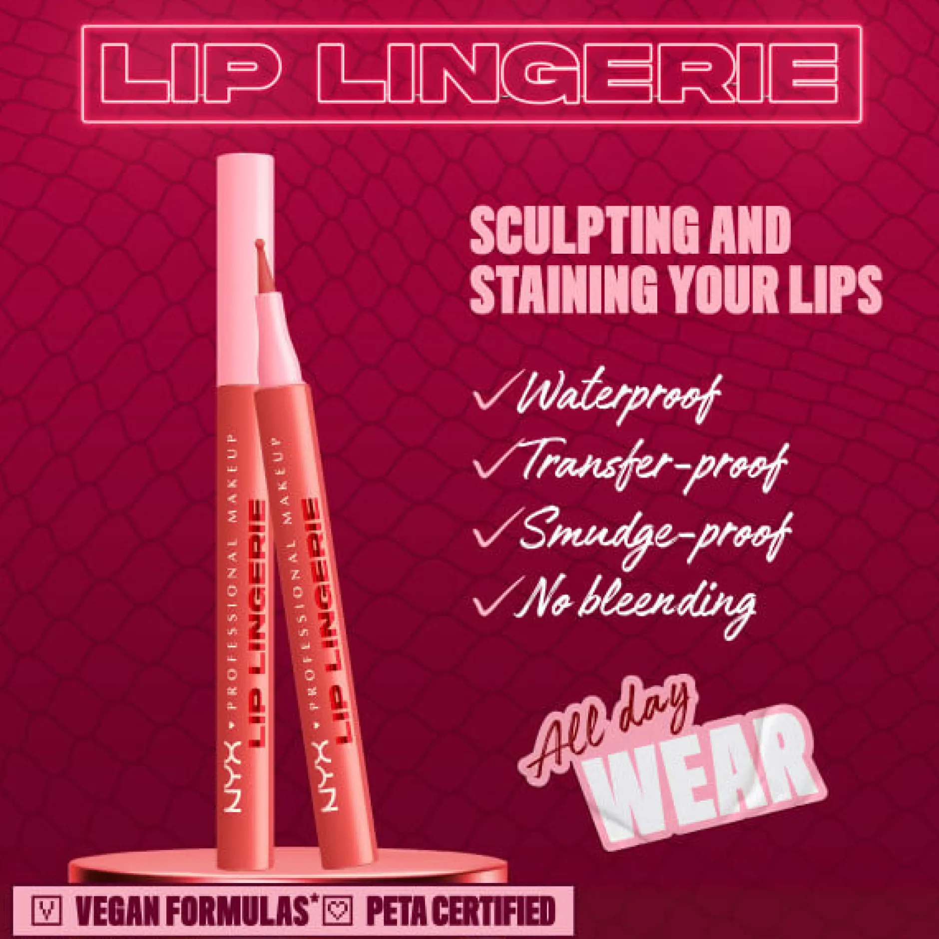 NYX Professional Makeup Lip Lingerie Liner Stain 09 Send Nudes 1 ml