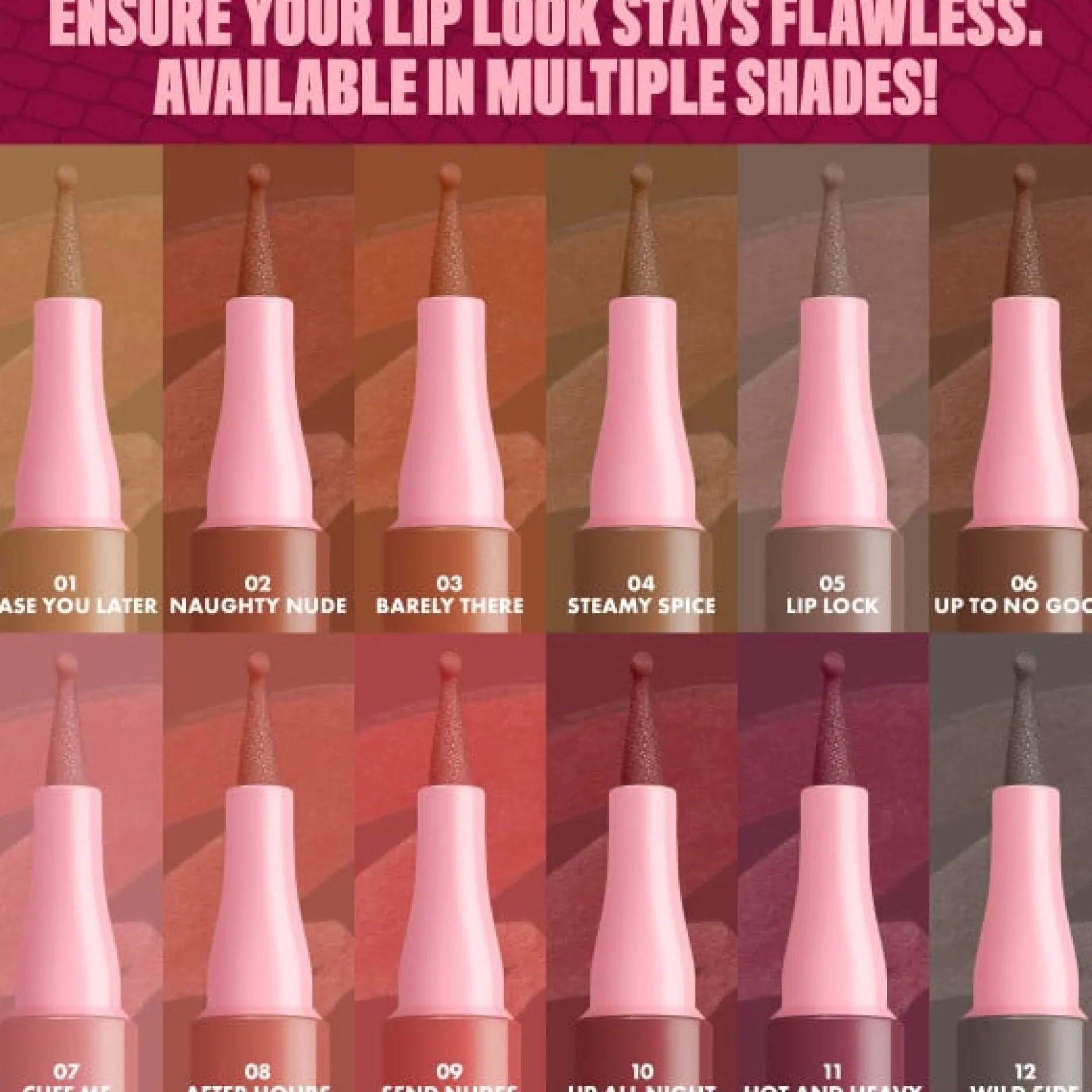 NYX Professional Makeup Lip Lingerie Liner Stain 02 Naughty Nude 1 ml