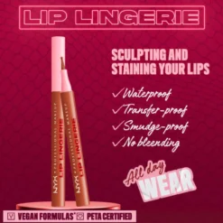 NYX Professional Makeup Lip Lingerie Liner Stain 02 Naughty Nude 1 ml