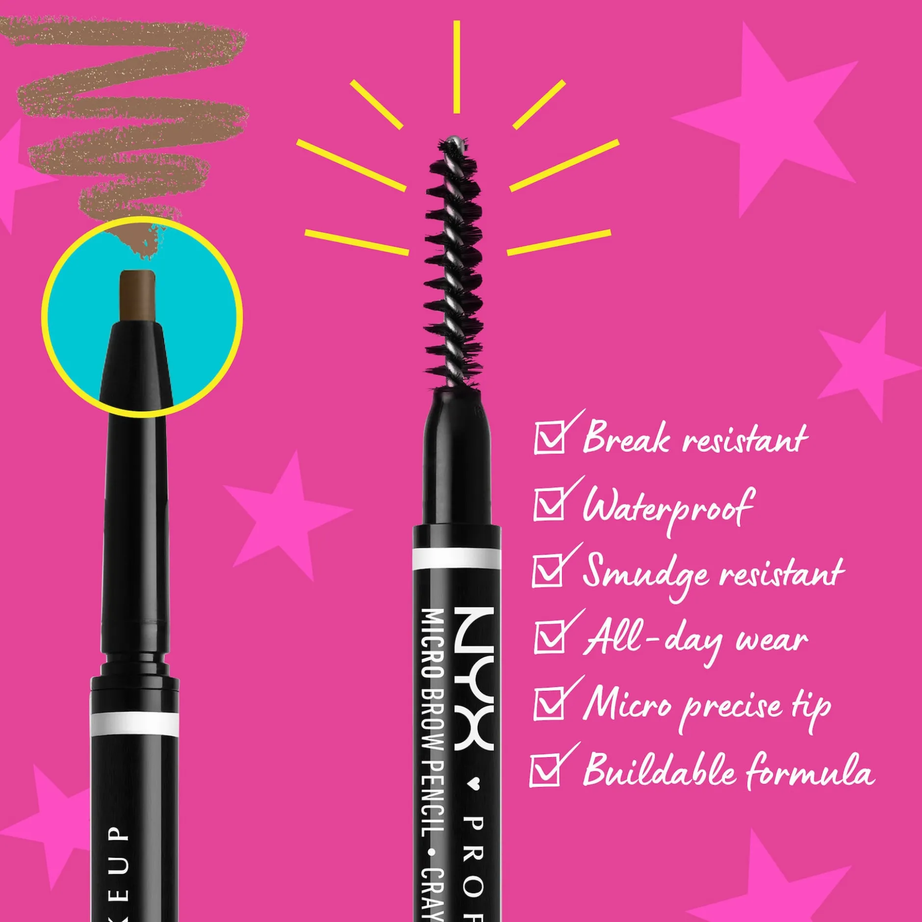 NYX Professional Makeup Micro Brow Pencil 3 Auburn 1 st