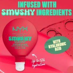 NYX Professional Makeup Smushy SOS Hydrating Läppmask 07 Red-y 2 Chill 12 ml