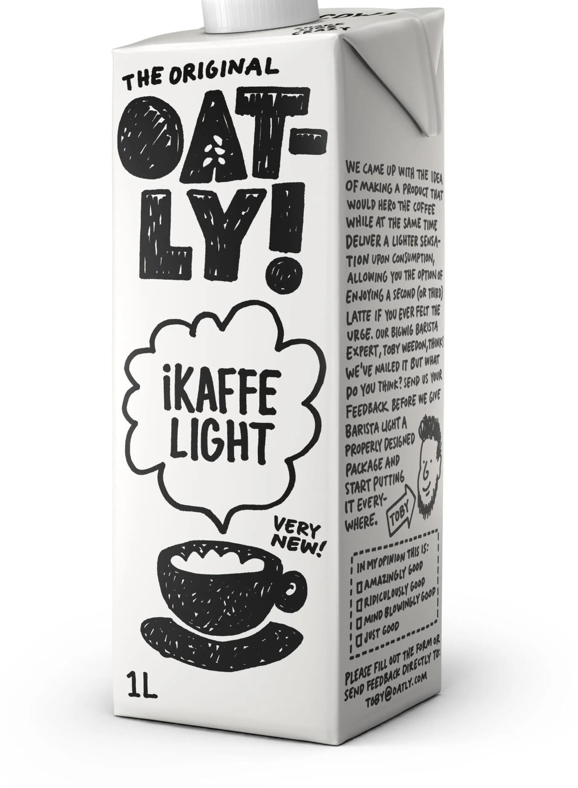 Oatly Havredryck iKaffe Light 1 liter