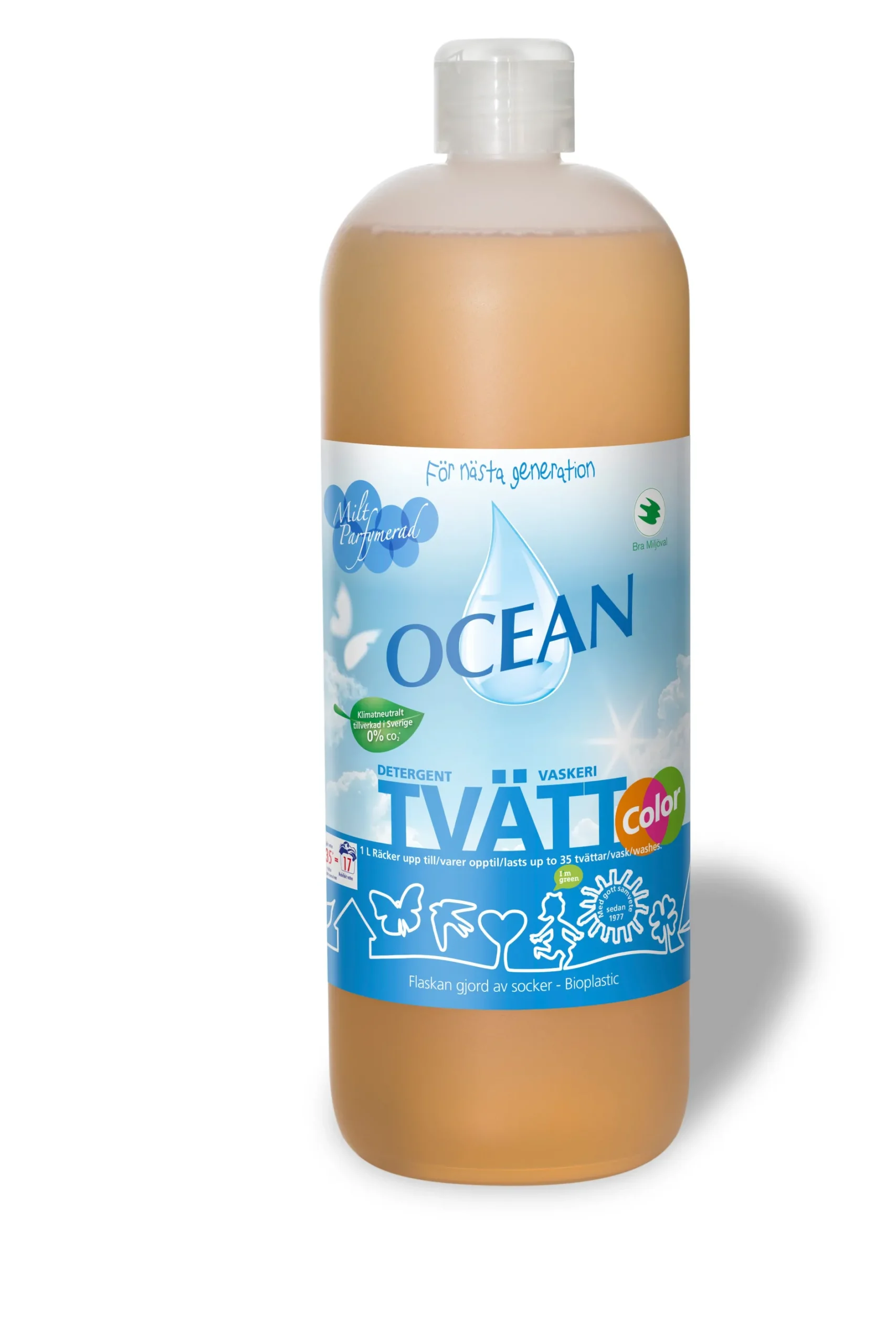 Ocean Flytande Tvättmedel Color Parfymerad 1 liter