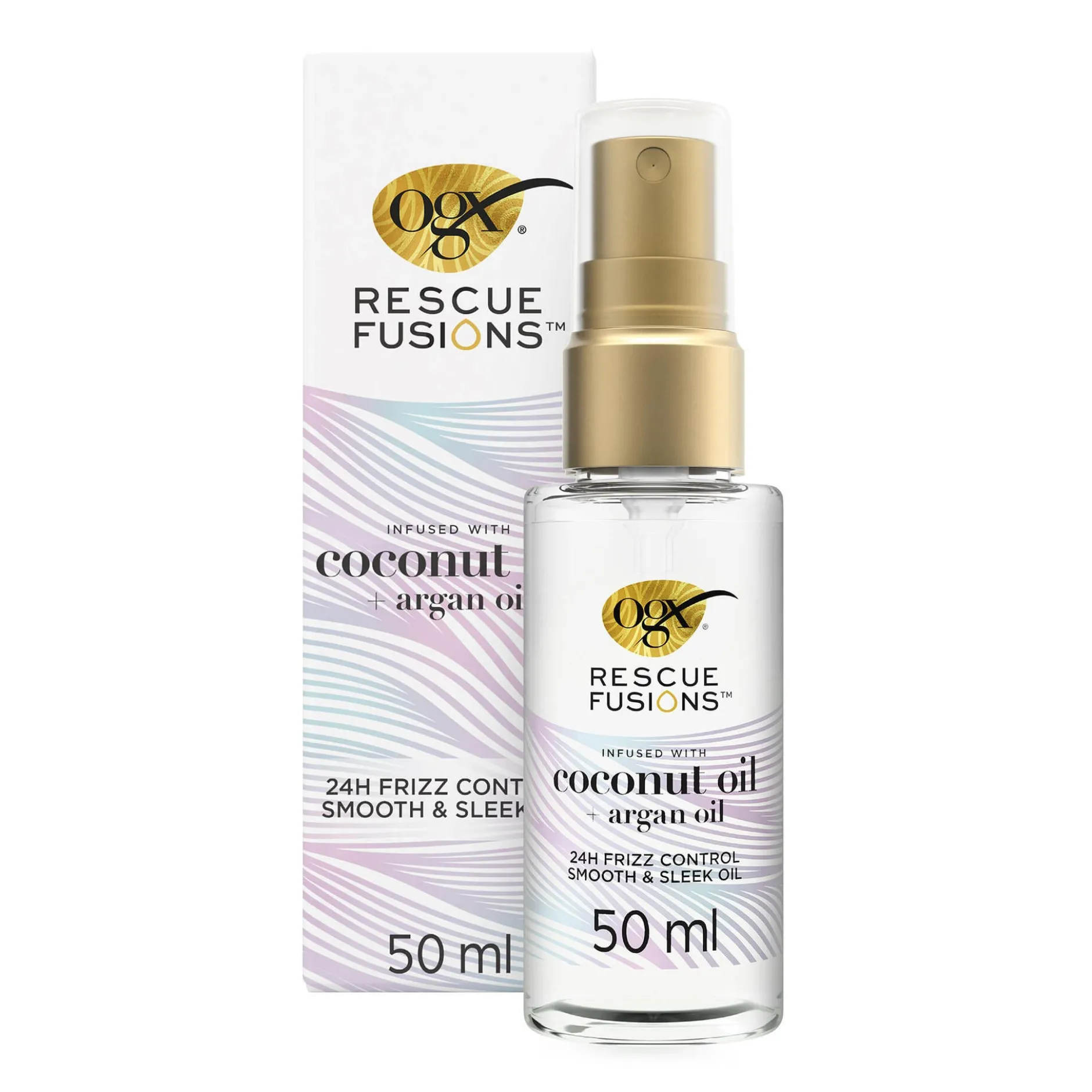 OGX Rescue Fusions 24hr Frizz Control Smooth and Sleek Oil 50 ml