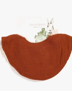 Oh, Poppy! Juno Dregglisar Warm Rust Linen Beige 2 st