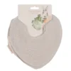 Oh, Poppy! Juno Drool Bibs Linen Beige 2 st