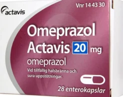 Omeprazol Actavis kapsel 20 mg, 28 st