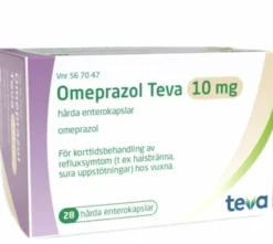 Omeprazol Teva 10 mg 28 kapslar