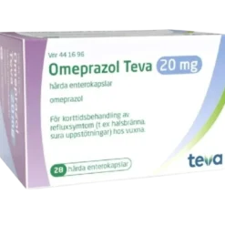 Omeprazol Teva 20 mg 28 kapslar