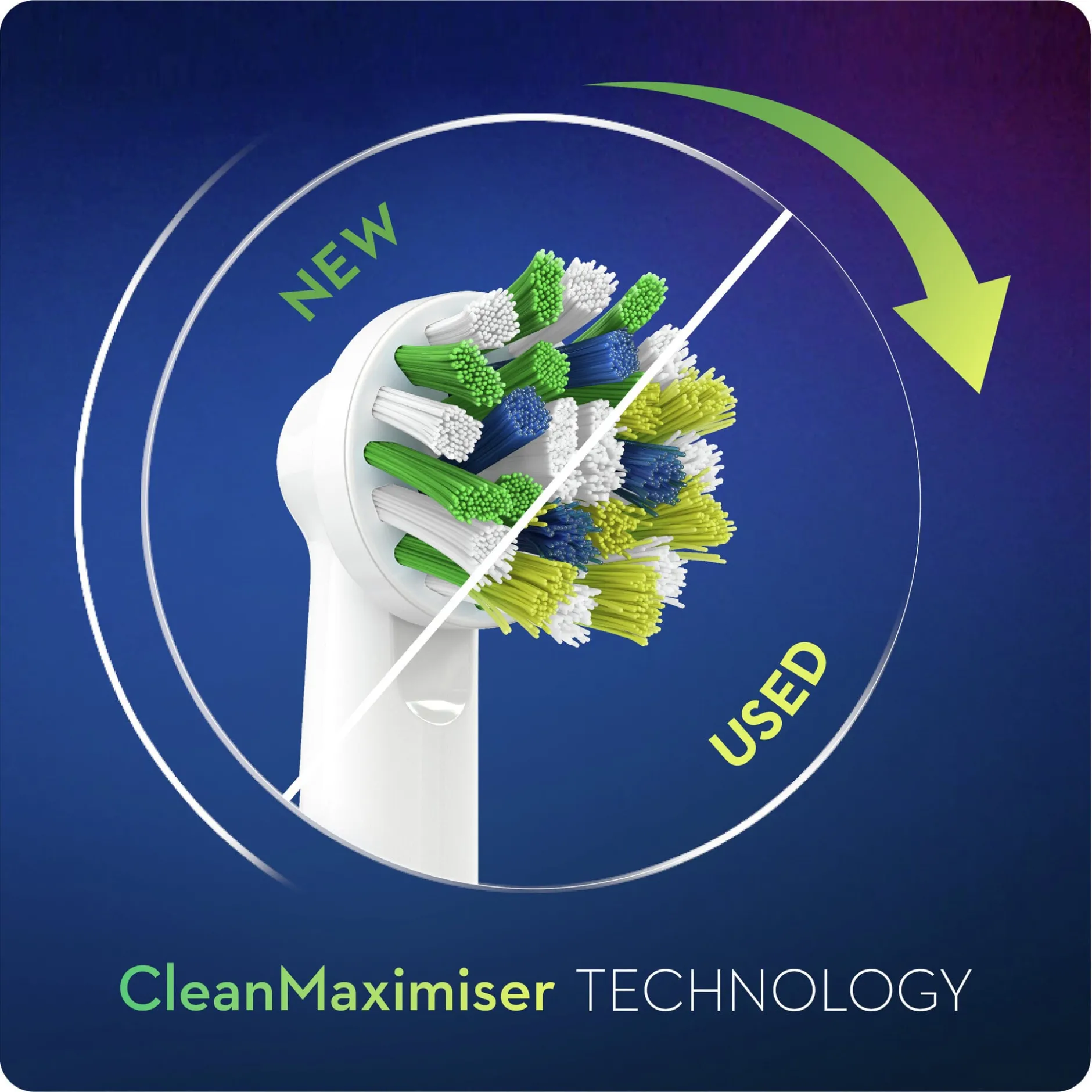 Oral-B CrossAction Tandborsthuvud CleanMaximiser-teknologi 6 st