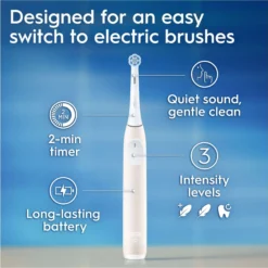 Oral-B iO 2 Eltandborste Calm Pink med resefodral