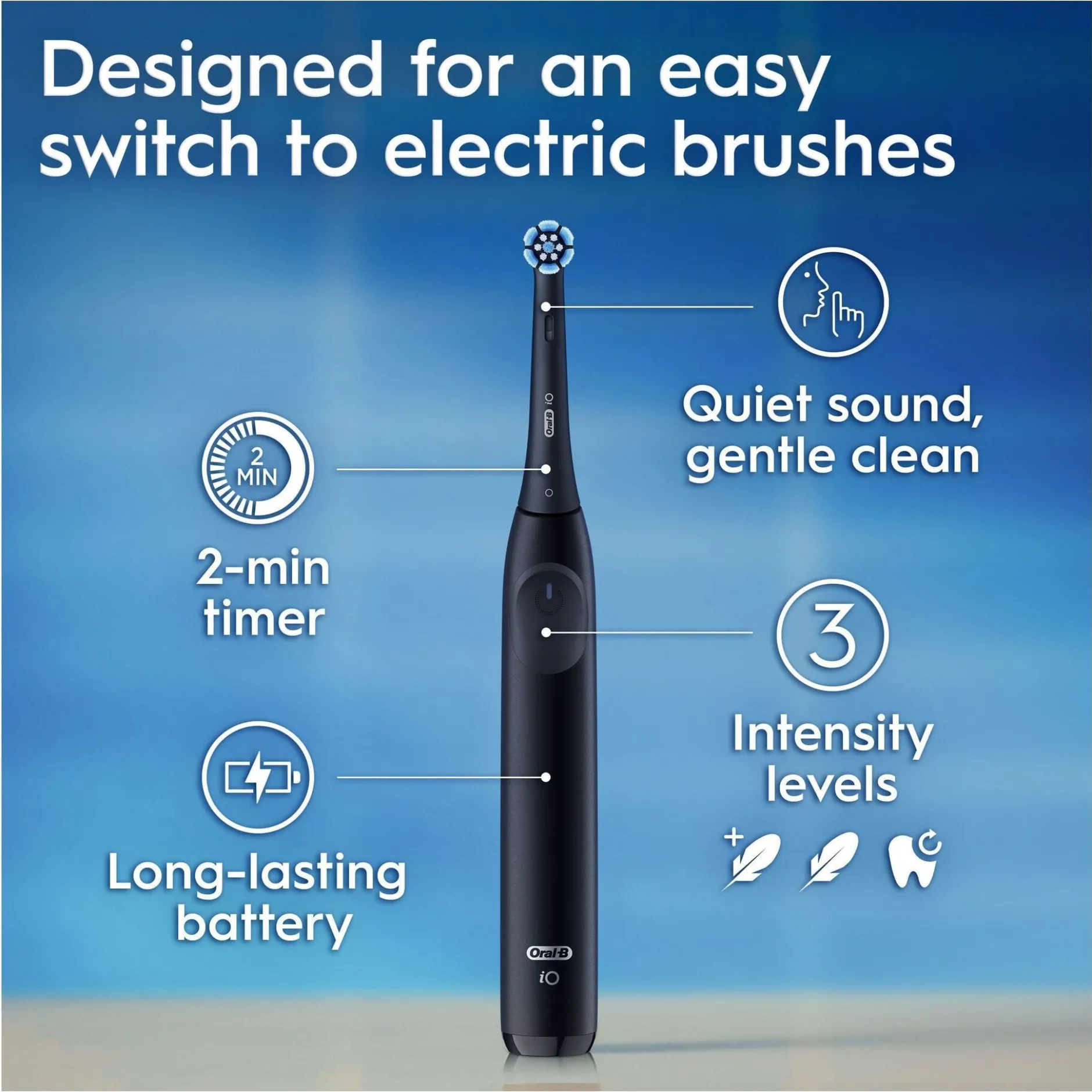 Oral-B iO 2 Eltandborste Night Black