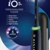 Oral-B iO5 Eltandborste Svart 1 Tandborsthuvud, Resefodral & Hållare till borsthuvud 1 st