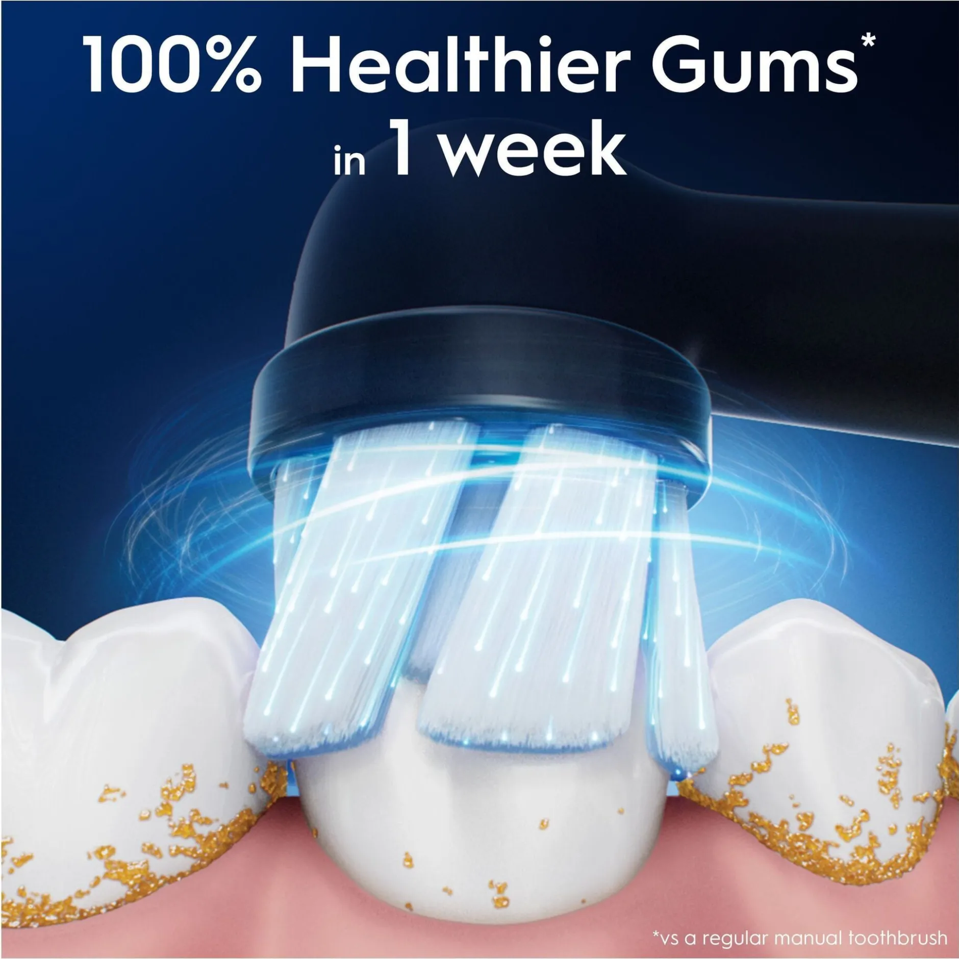 Oral-B iO Gentle Care Tandborsthuvuden Svart 3 st