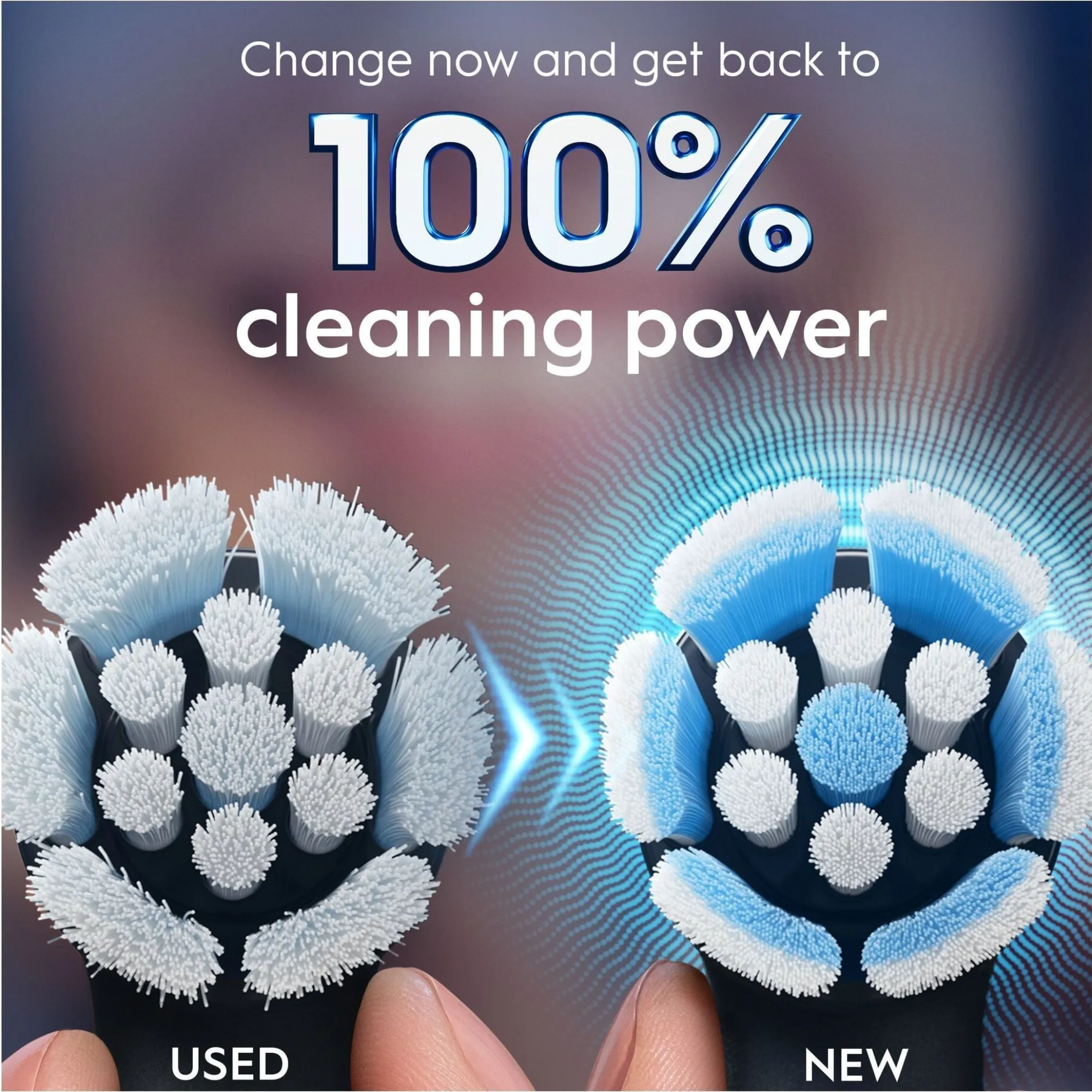 Oral-B iO Gentle Care Tandborsthuvuden Svart 3 st