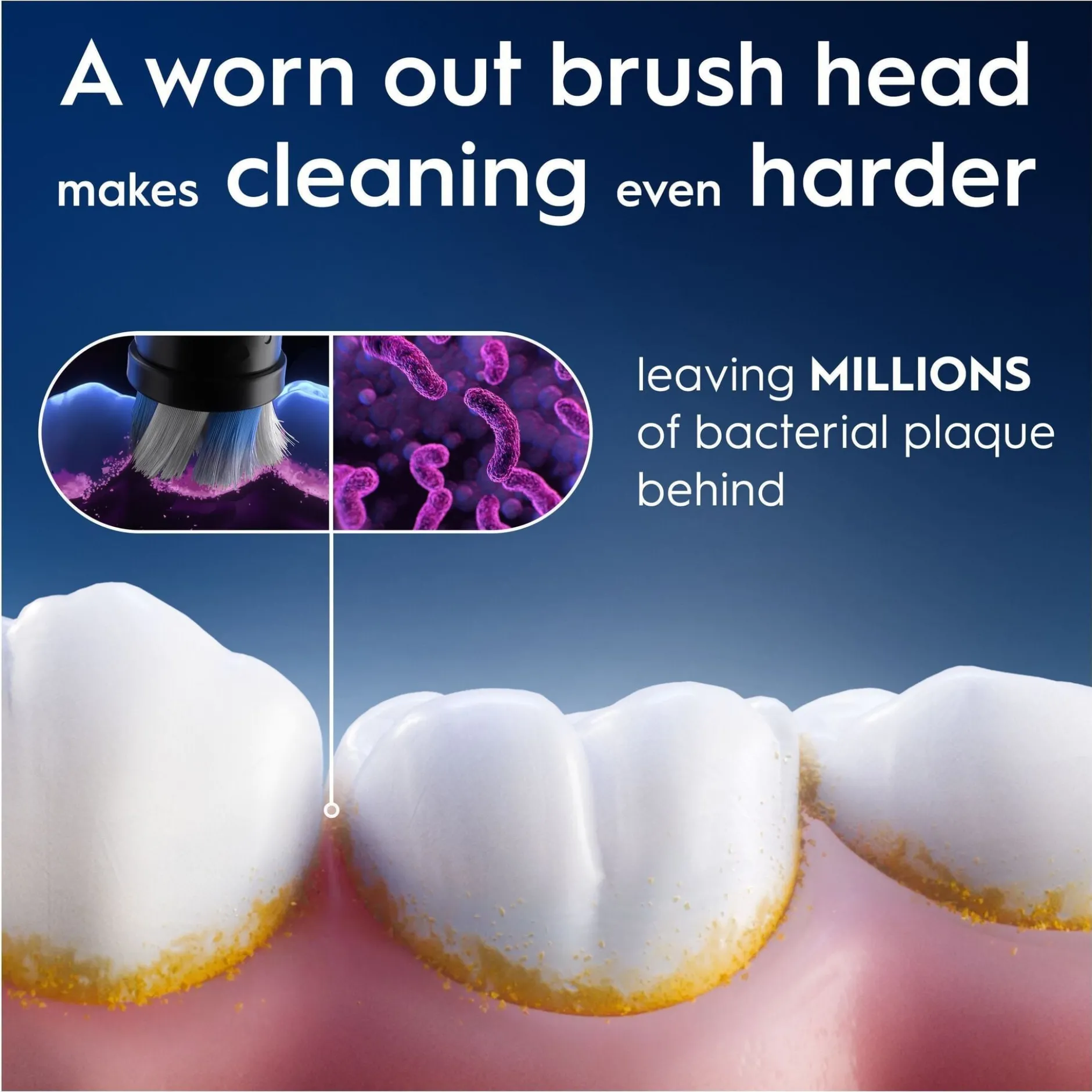 Oral-B iO Gentle Care Tandborsthuvuden Vit 3 st