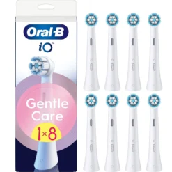 Oral-B iO Gentle Care Tandborsthuvuden Vit 8 st