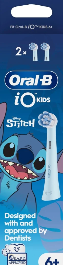 Oral B iO Kids Disney Stitch Tandborsthuvuden för Barn över 6 år 2 st