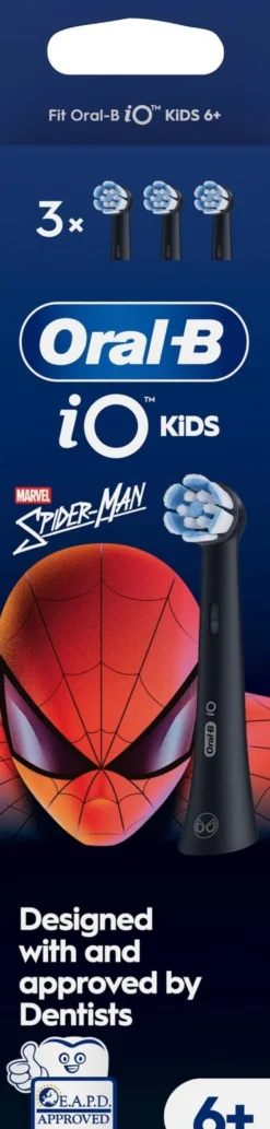 Oral B iO Kids Marvel Spider Man Tandborsthuvuden för Barn över 6 år 3 st