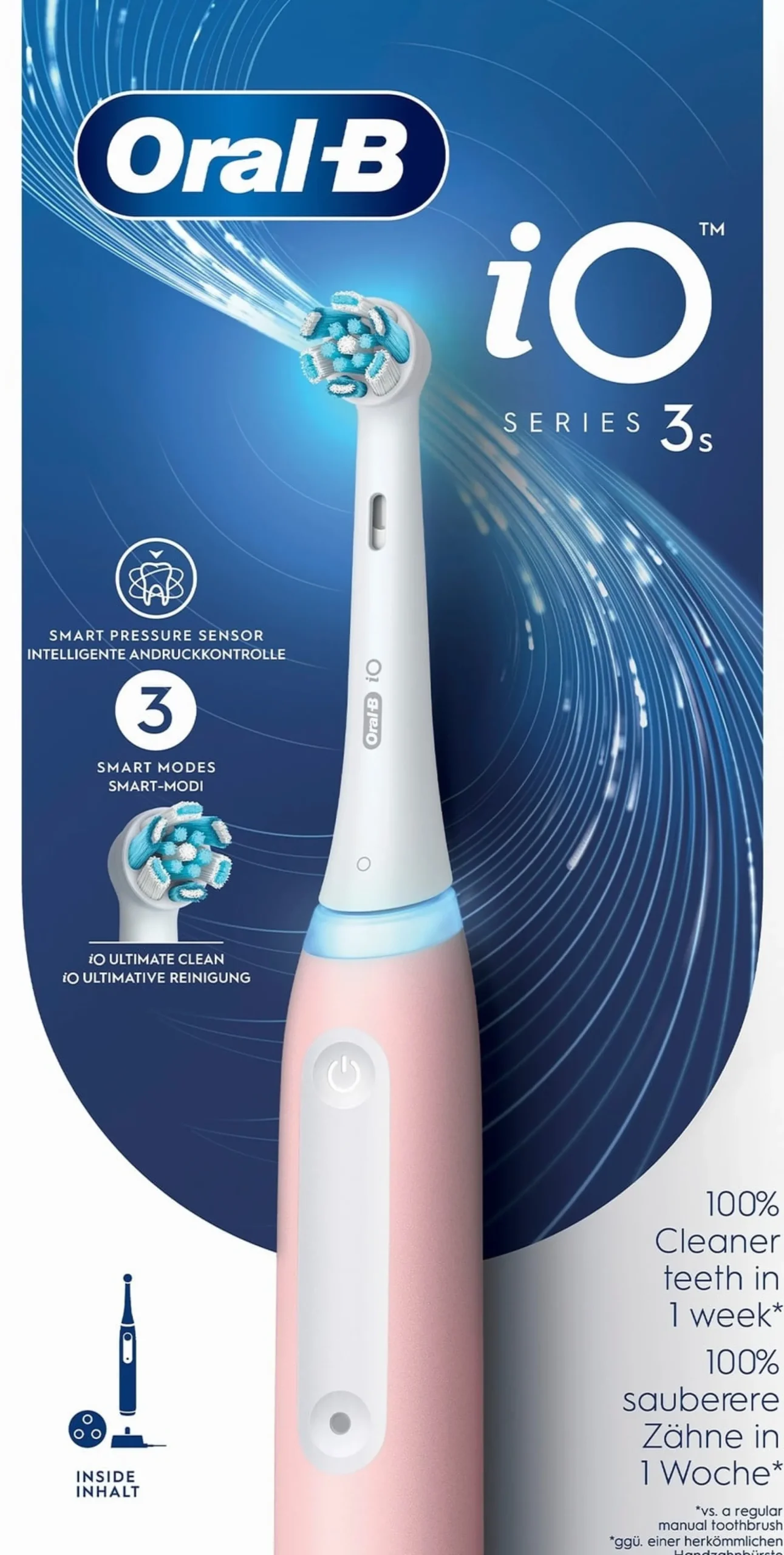Oral-B iO 3S Rosa eltandborste