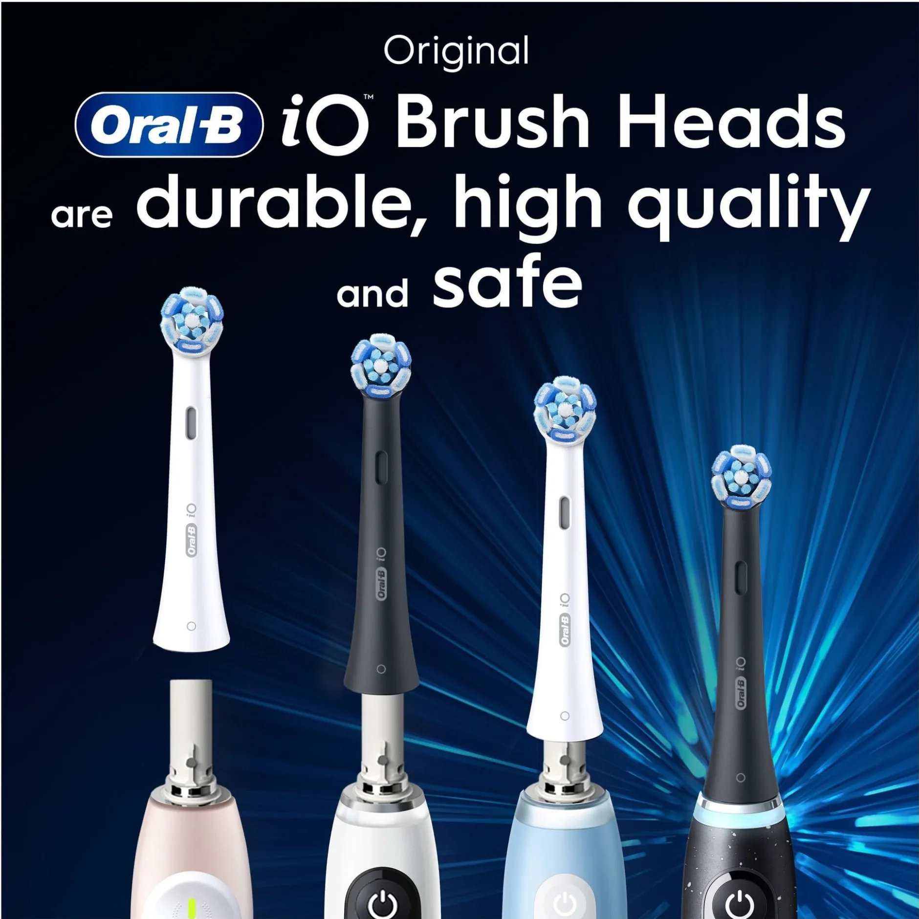 Oral-B iO Ultimate Clean Tandborsthuvuden Svart 3 st