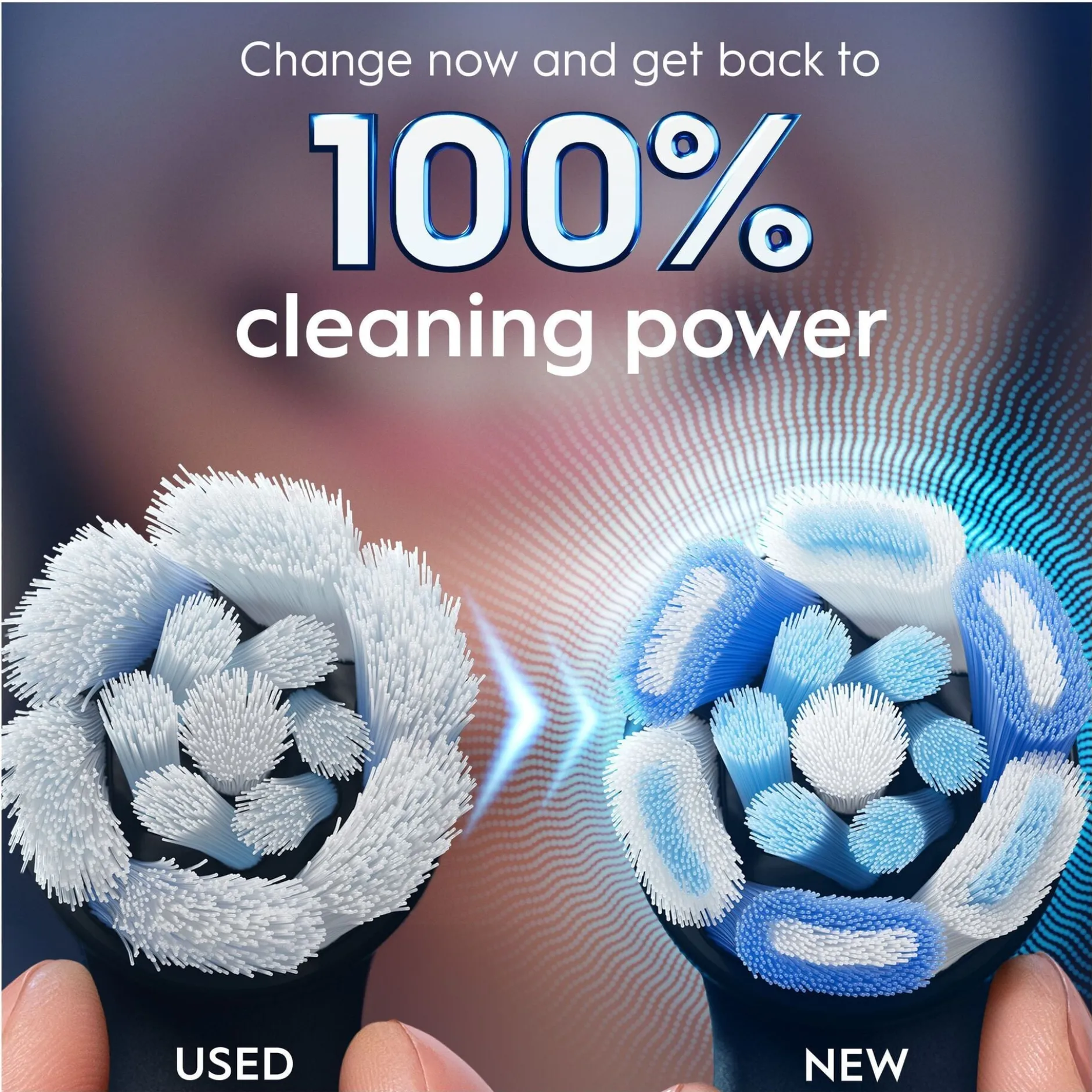 Oral-B iO Ultimate Clean Tandborsthuvuden Svart 3 st