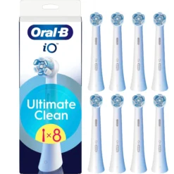 Oral-B iO Ultimate Clean Tandborsthuvuden Vit 8 st