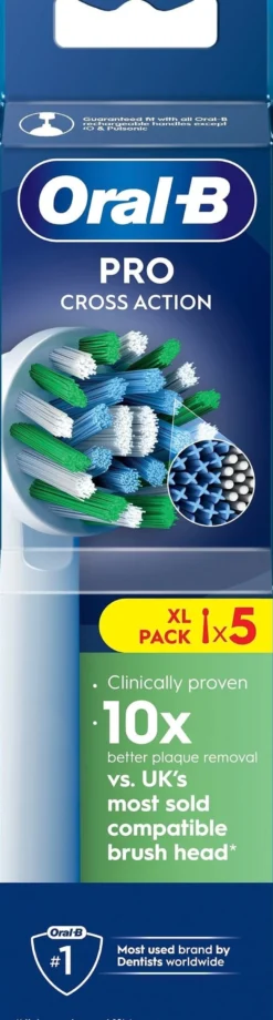 Oral-B Pro Cross Action borsthuvuden 5 st