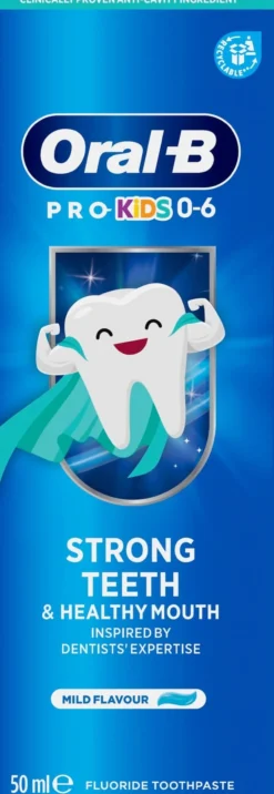 Oral-B Pro Kids Tandkräm 0–6 år 50 ml