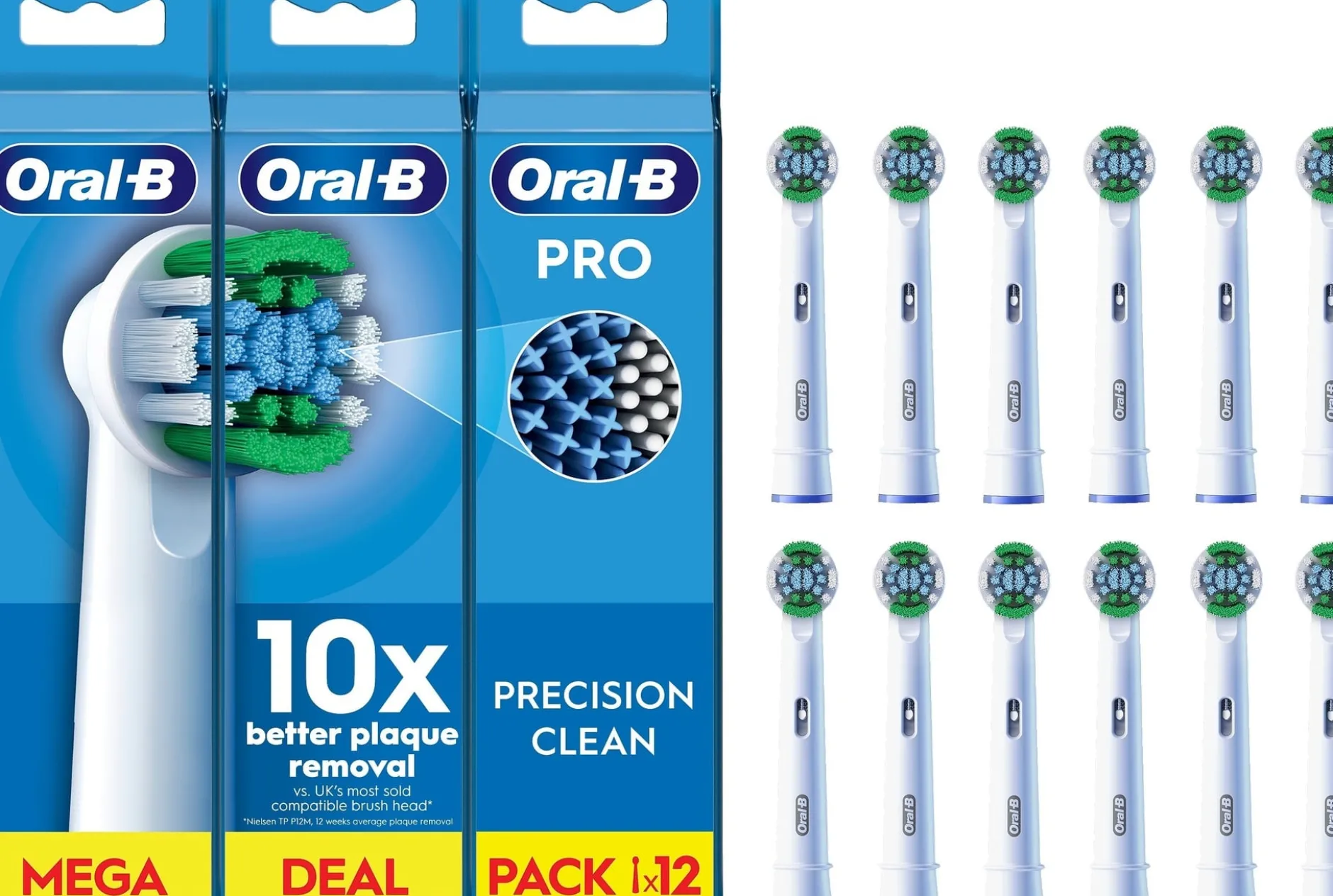 Oral-B Pro Precision Clean tandborsthuvuden 12 st