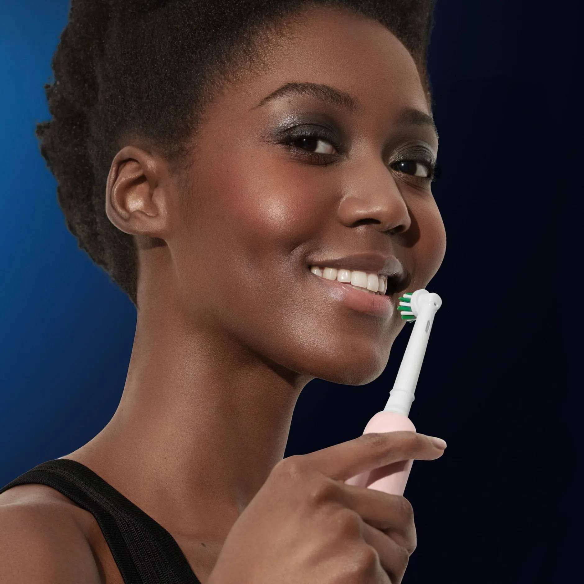 Oral-B Pro 1 Rosa eltandborste, 2 huvuden