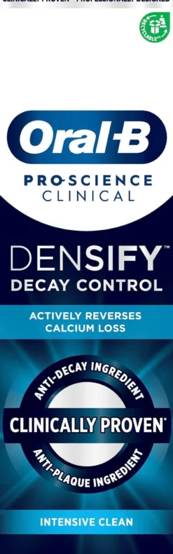 Oral-B Pro-Science Clinical Densify Decay Control Intensive Clean Tandkräm 75ml