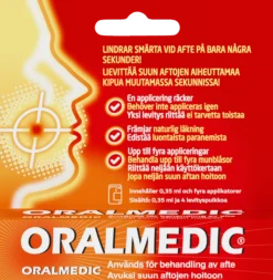 Oralmedic för behandling av afte i munnen 0,35 ml