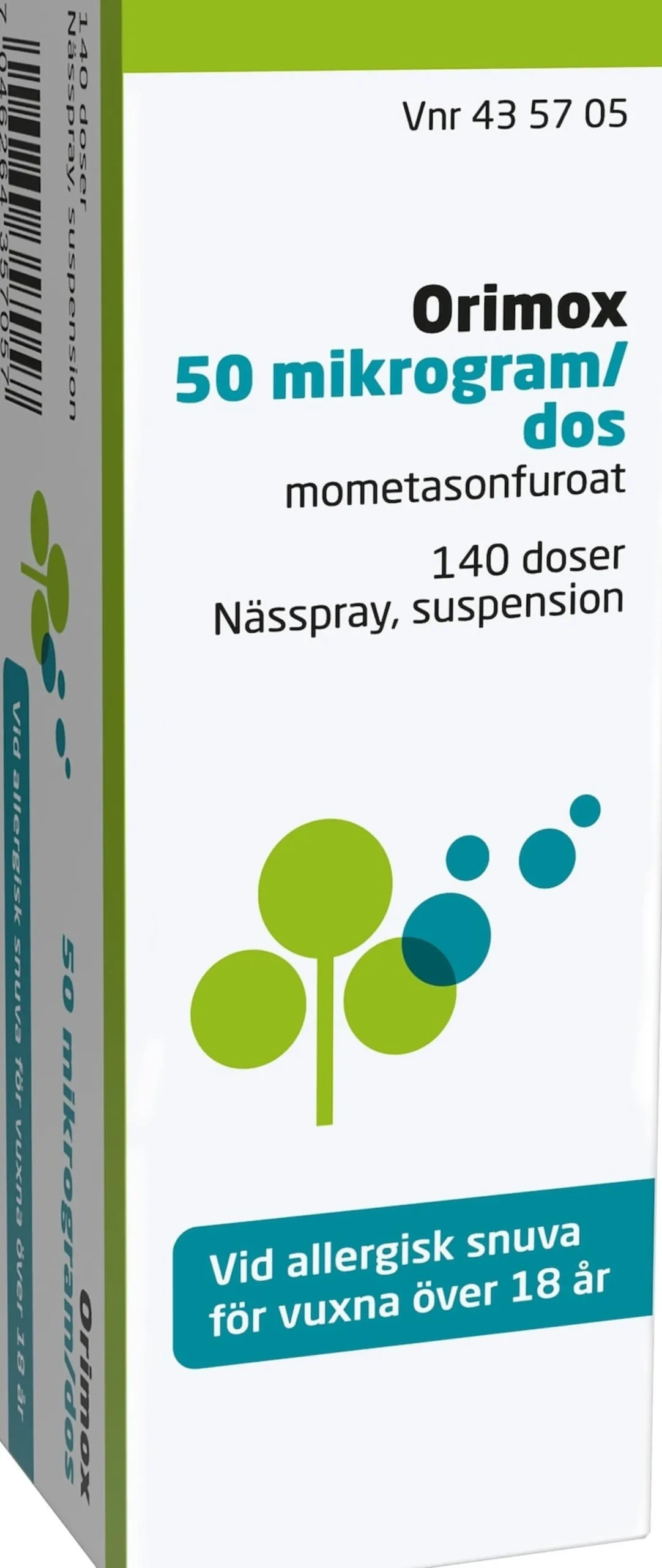 Orimox Nässpray 50 mikrogram/dos 140 doser