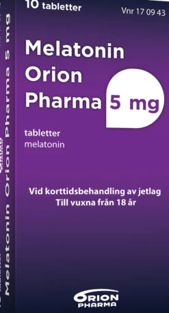 Orion Pharma Melatonin Orion Pharma 5 mg 10 tabletter