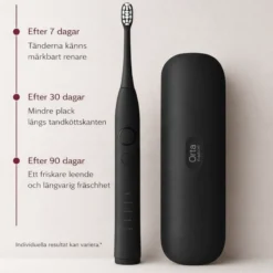 Orta Ultra Sonic Eltandborste Svart - 180 dagars batteritid