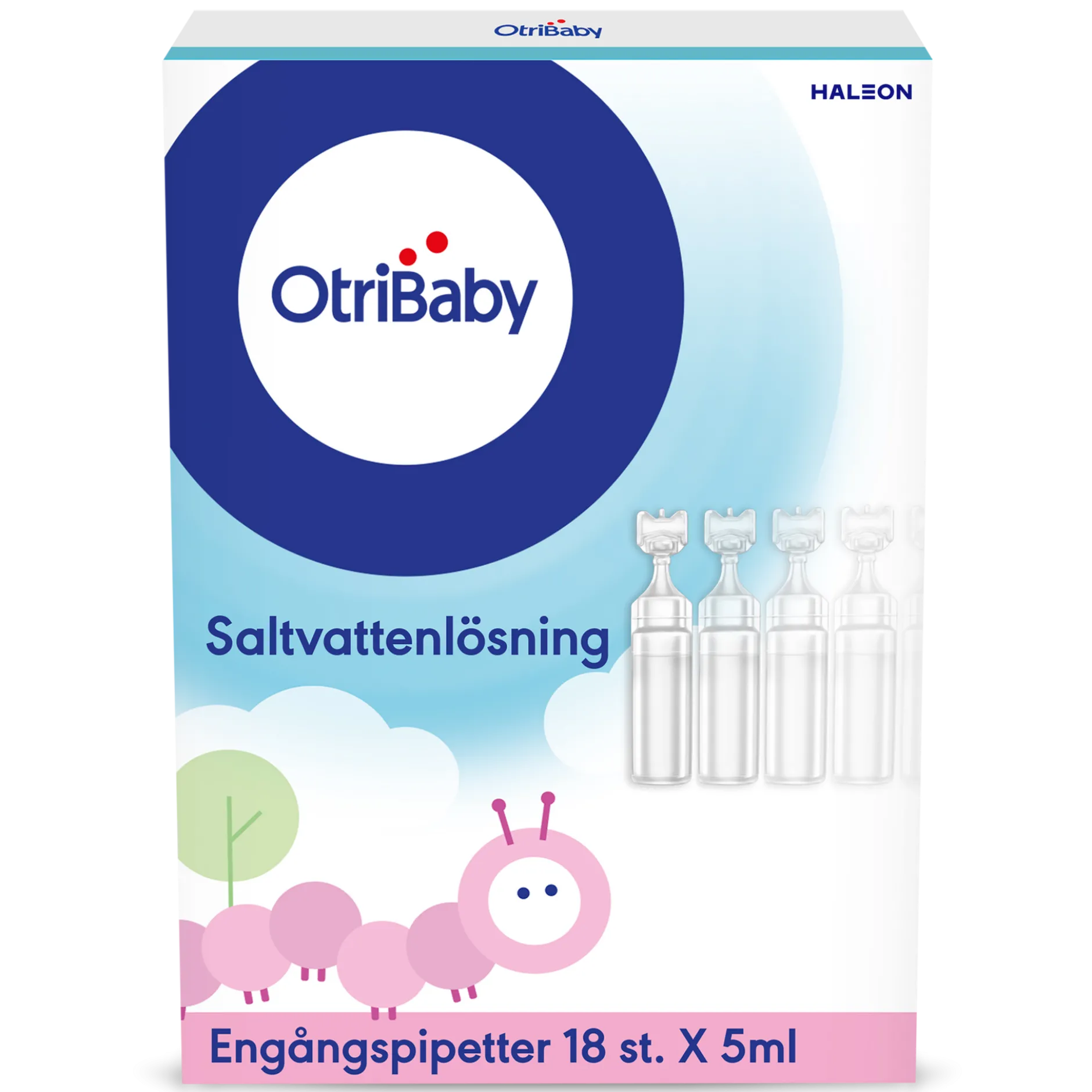 Otri-Baby Engångspipetter Saltvattenlösning För Spädbarn 18 x 5 ml