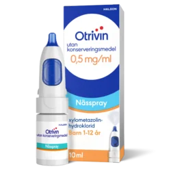Otrivin Barn Nässpray utan konserveringsmedel 0.5mg/ml 10 ml