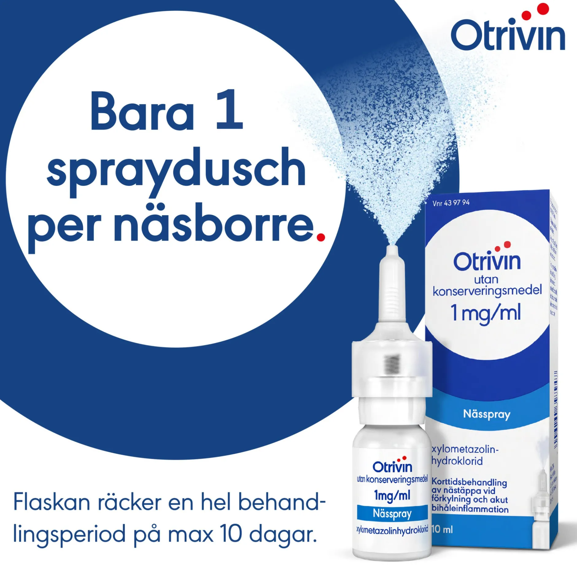Otrivin Nässpray 1mg/ml 10 ml