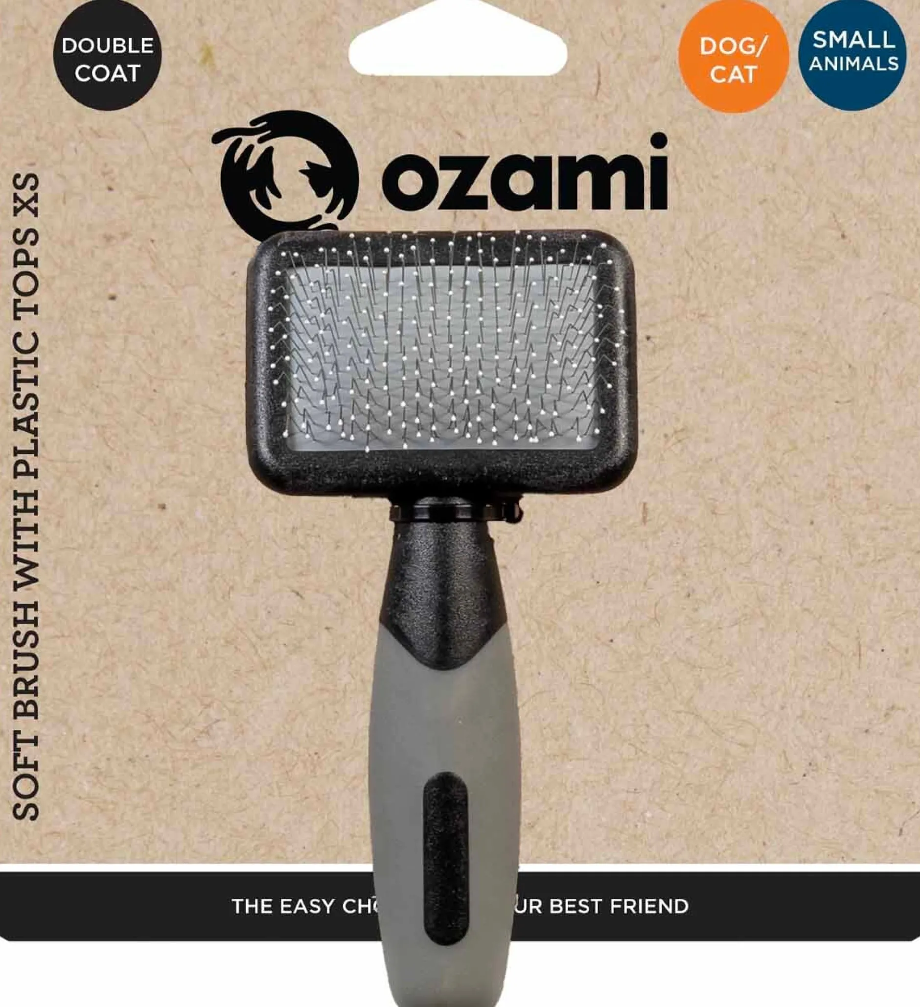 Ozami Soft Brush With Plastic Tops X-Small 12x6x3 cm