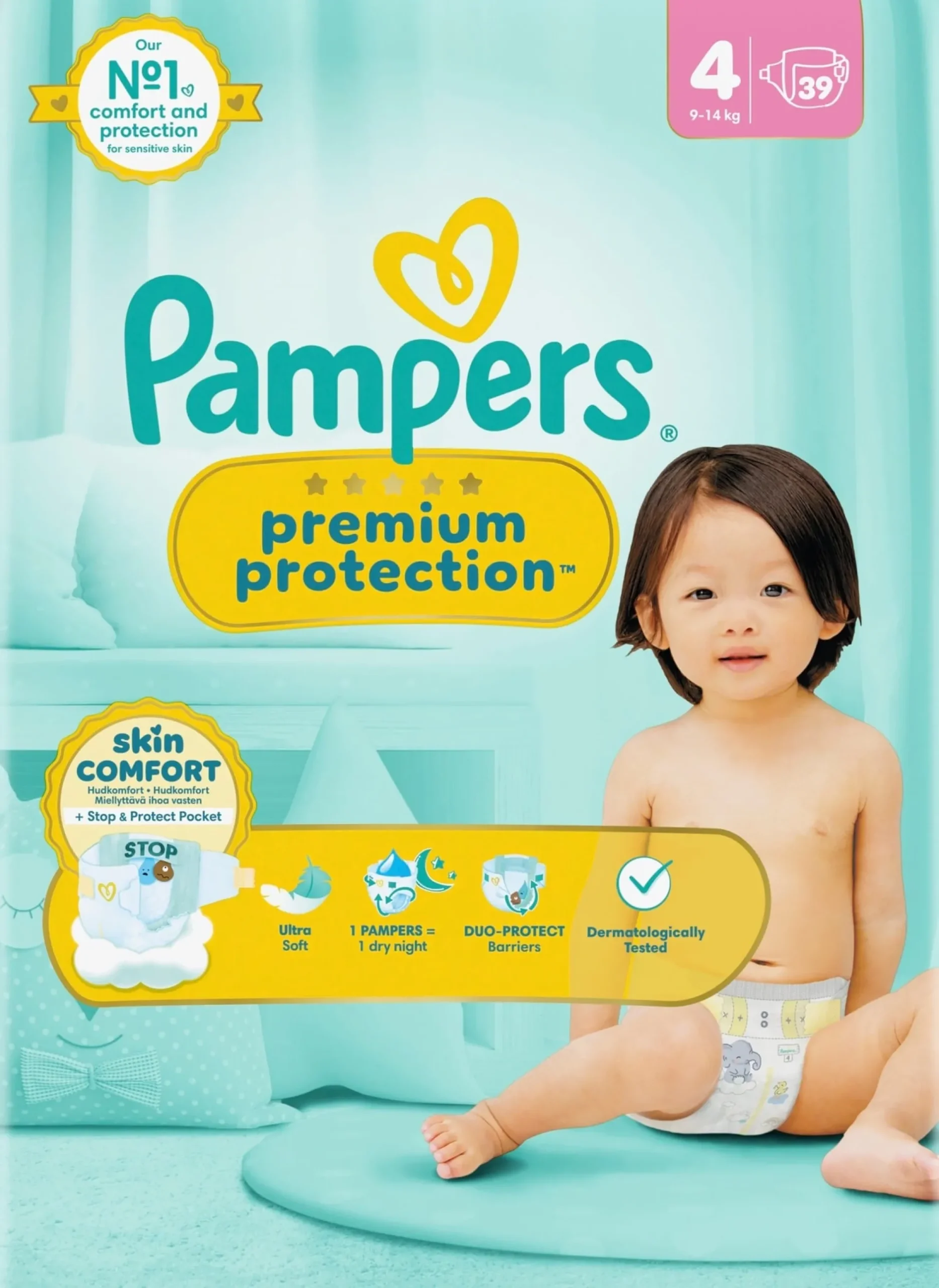 Pampers Premium Protection 9-14 kg