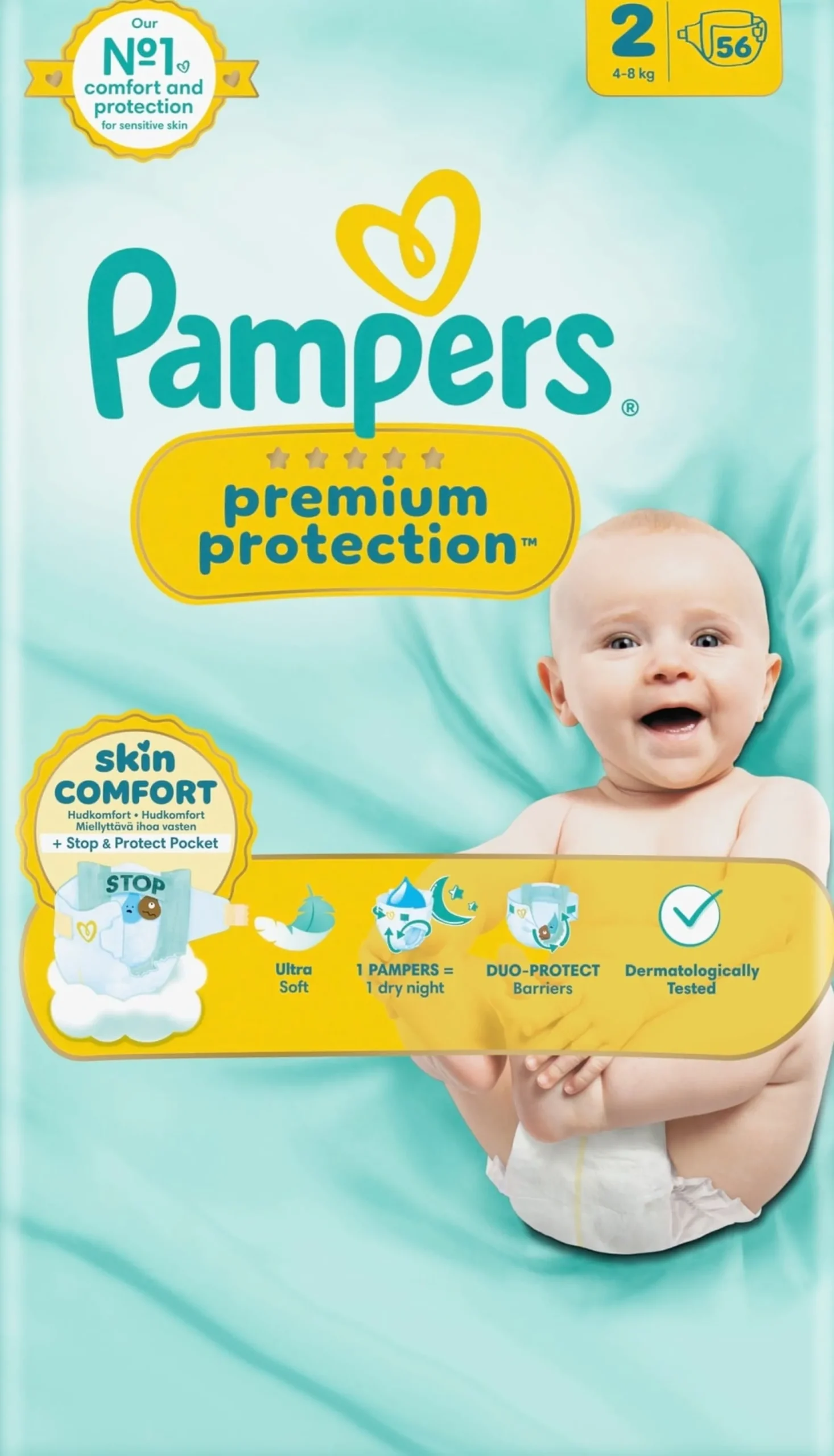 Pampers Premium Protection 4-8 kg
